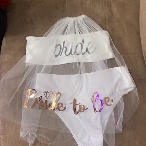 Bride to Be Swimsuit & Bachelorette Veil